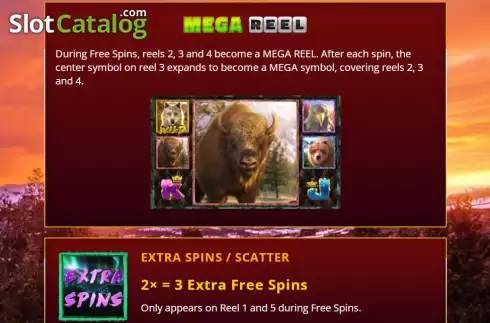 Οθόνη6. Golden Wolf Mega Reel Κουλοχέρης