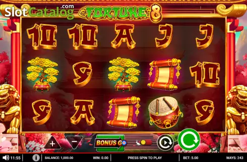 Οθόνη2. Fortune 8 Κουλοχέρης