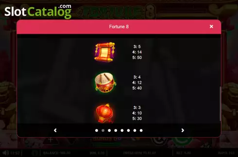 Οθόνη6. Fortune 8 Κουλοχέρης