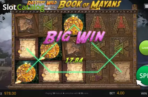 Οθόνη4. Destiny Wild and the Book of Mayans Κουλοχέρης