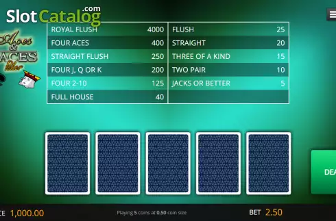 Οθόνη2. Aces And Faces (Genii) Κουλοχέρης