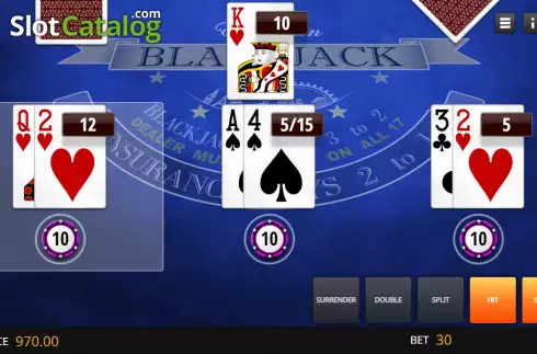 Οθόνη3. European Blackjack Elite Edition Κουλοχέρης