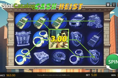 Οθόνη3. Cash Heist (Genii) Κουλοχέρης