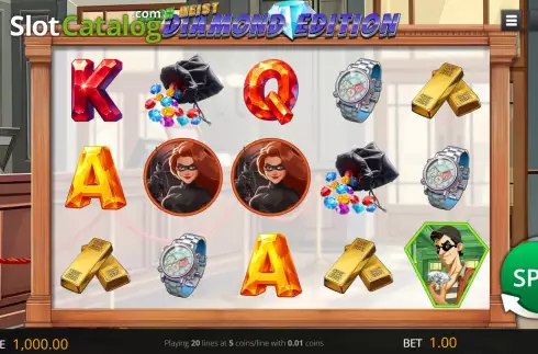 Οθόνη2. Cash Heist Diamond Edition Κουλοχέρης