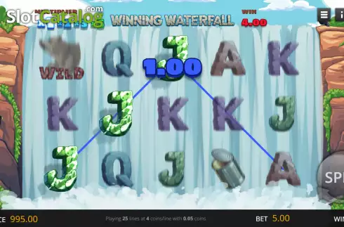 Οθόνη3. Winning Waterfall Κουλοχέρης