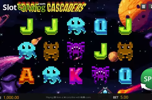 Οθόνη2. Space Cascaders Κουλοχέρης