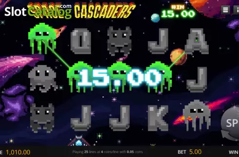 Οθόνη3. Space Cascaders Κουλοχέρης
