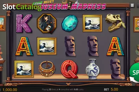 Οθόνη2. Cash Heist Museum Madness Κουλοχέρης