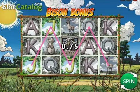 Οθόνη3. Bison Bonus Κουλοχέρης