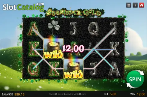 Οθόνη3. Shamrock Gold Κουλοχέρης