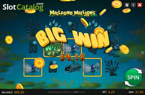 Οθόνη3. Millpond Millions Κουλοχέρης