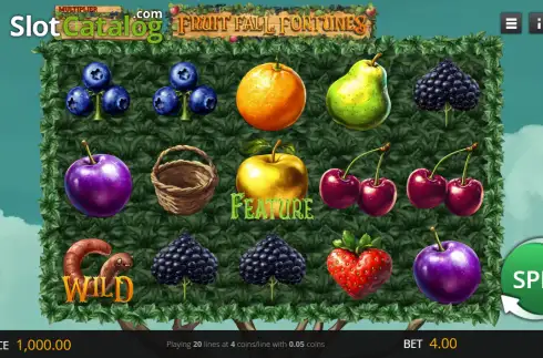 Οθόνη2. Fruit Fall Fortunes Κουλοχέρης