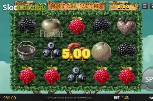 Οθόνη3. Fruit Fall Fortunes Κουλοχέρης
