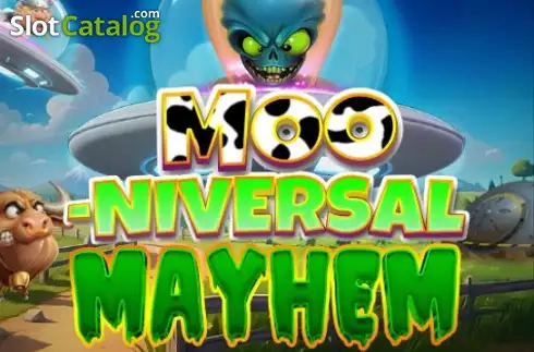 Moo-Niversal Mayhem Λογότυπο Moo-Niversal Mayhem Λογότυπο