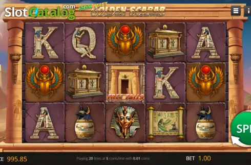 Οθόνη2. Cash Heist Golden Scarab Κουλοχέρης