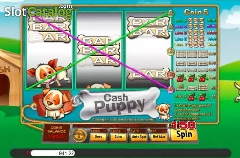 Οθόνη5. Cash Puppy Κουλοχέρης