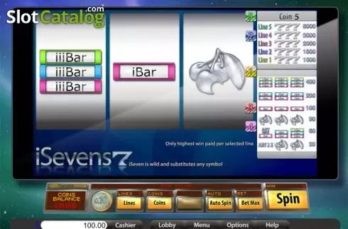 Οθόνη2. iSevens Κουλοχέρης