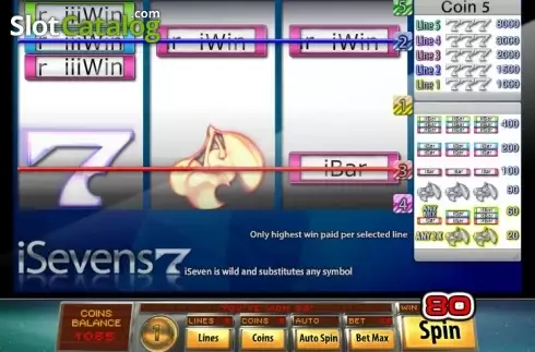 Οθόνη5. iSevens Κουλοχέρης