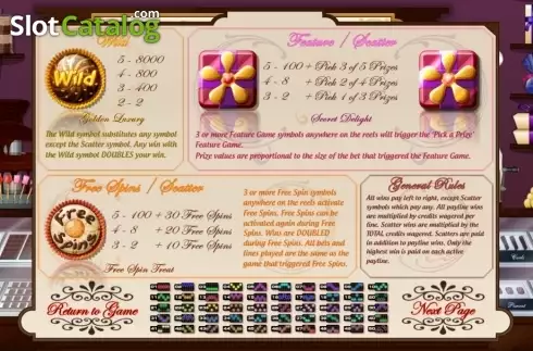 Οθόνη3. Le Chocolatier (Genii) Κουλοχέρης