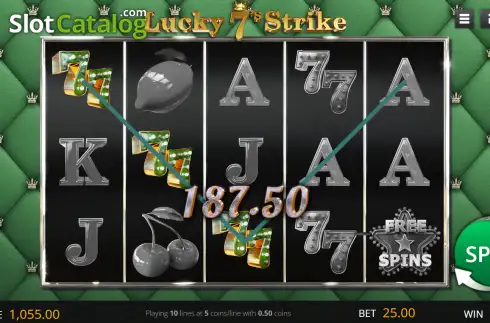 Οθόνη3. Lucky 7's Strike Κουλοχέρης 