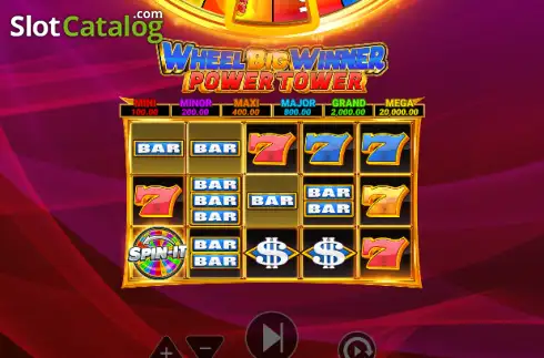 Οθόνη3. Wheel Big Winner Power Tower Κουλοχέρης