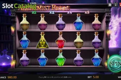 Οθόνη2. Alchemist Reels Κουλοχέρης 