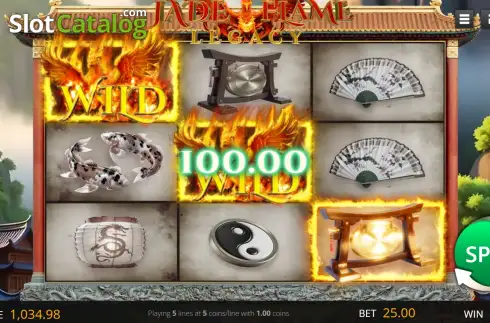 Οθόνη3. Jade Flame Legacy Κουλοχέρης