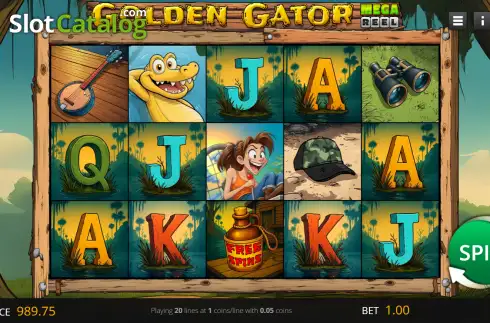 Οθόνη2. Golden Gator Κουλοχέρης