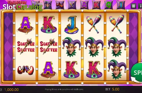 Οθόνη2. Harlequin Royale Κουλοχέρης