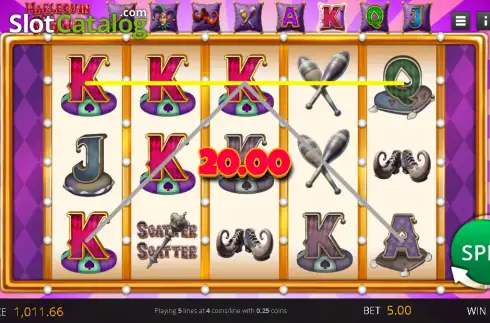 Οθόνη3. Harlequin Royale Κουλοχέρης