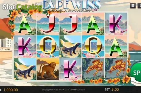 Οθόνη2. Cape Wins Legends of the Coastline Κουλοχέρης
