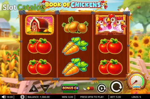 Οθόνη2. Book of Chickens Κουλοχέρης