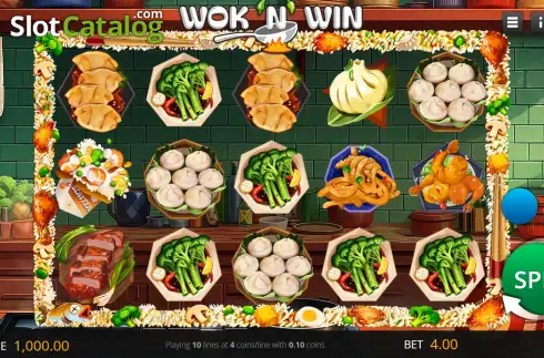 Οθόνη2. Wok N Win Κουλοχέρης