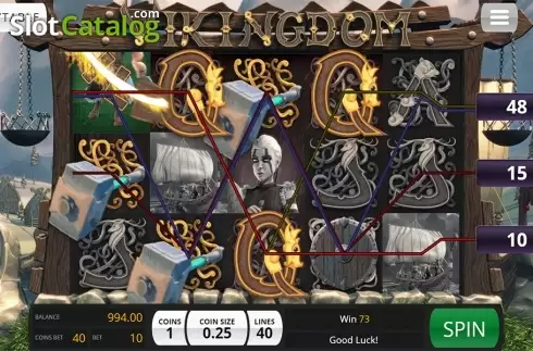 Οθόνη3. Vikingdom Κουλοχέρης 