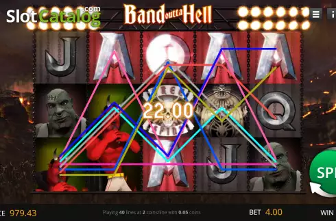Οθόνη5. Band Outta Hell Κουλοχέρης 