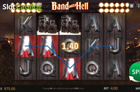 Οθόνη6. Band Outta Hell Κουλοχέρης 