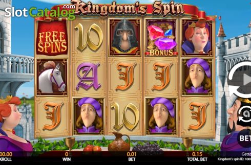 Οθόνη2. Kingdom's Spin Κουλοχέρης 