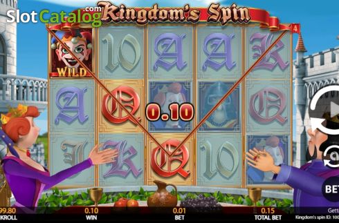 Οθόνη3. Kingdom's Spin Κουλοχέρης 