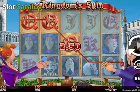 Οθόνη5. Kingdom's Spin Κουλοχέρης 