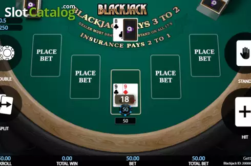 Οθόνη3. 5 Hand Blackjack (Getta Gaming) Κουλοχέρης 
