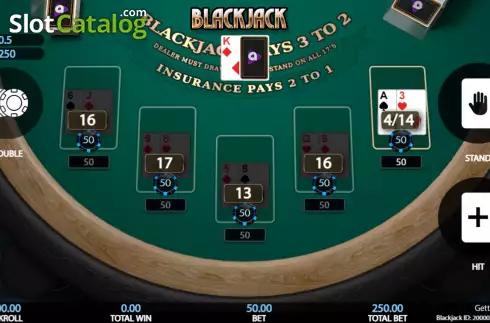 Οθόνη4. 5 Hand Blackjack (Getta Gaming) Κουλοχέρης 