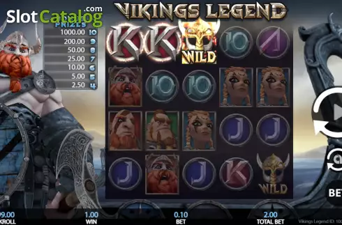 Οθόνη3. Vikings Legend Κουλοχέρης 