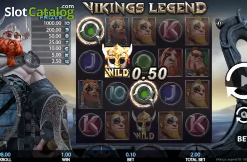 Οθόνη4. Vikings Legend Κουλοχέρης 