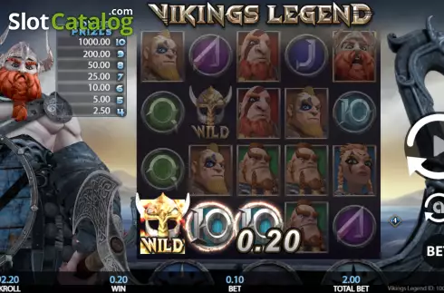 Οθόνη5. Vikings Legend Κουλοχέρης 