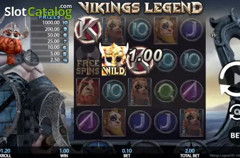 Οθόνη6. Vikings Legend Κουλοχέρης 