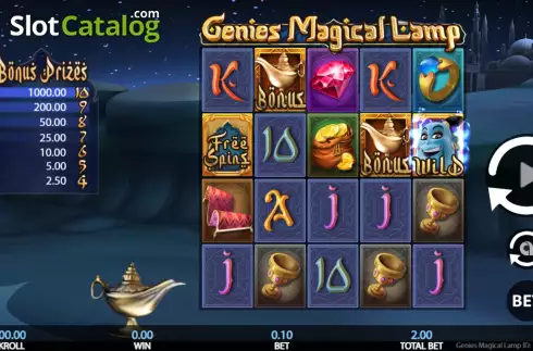 Οθόνη2. Genies Magical Lamp Κουλοχέρης