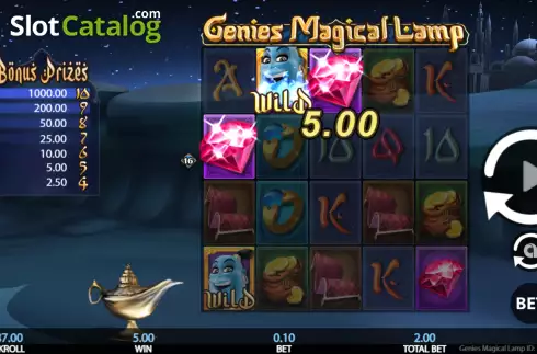 Οθόνη3. Genies Magical Lamp Κουλοχέρης