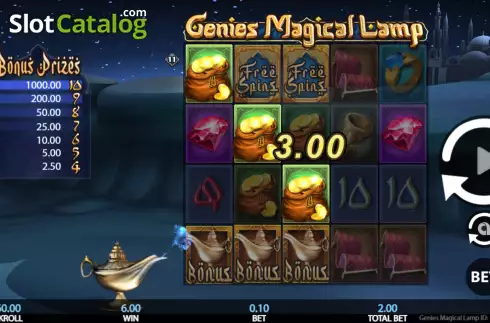 Οθόνη5. Genies Magical Lamp Κουλοχέρης