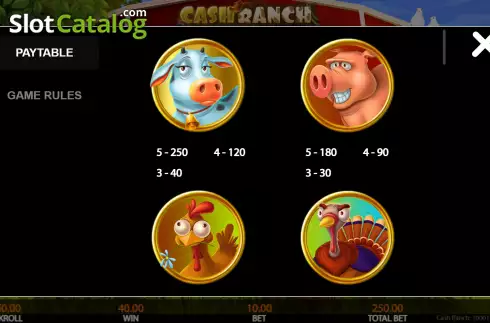 Οθόνη7. Cash Ranch Κουλοχέρης