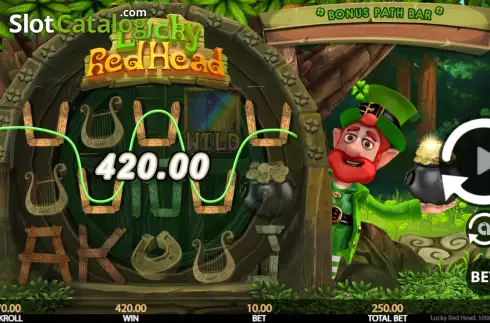Οθόνη3. Lucky Red Head (Getta Gaming) Κουλοχέρης 
